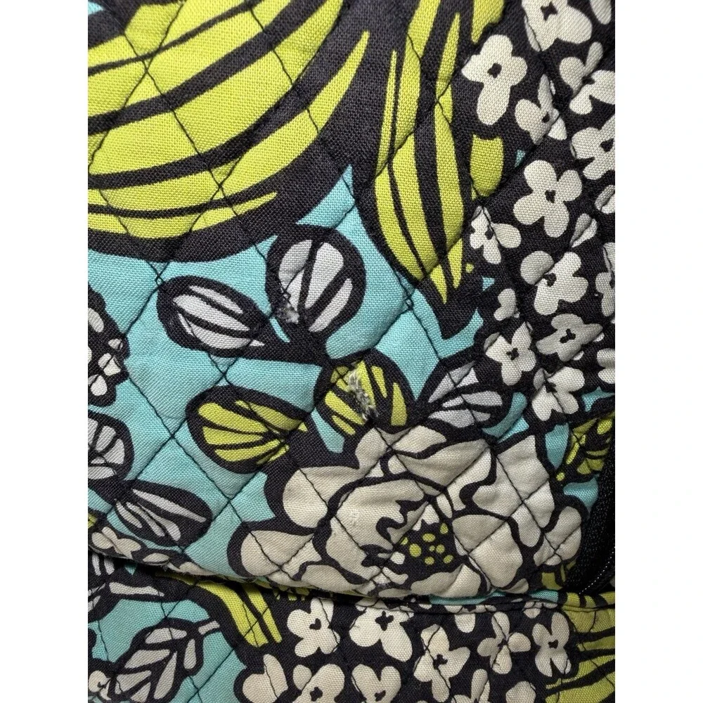 Vera Bradley Island Blooms Laptop Computer Backpack Pockets & Compartments